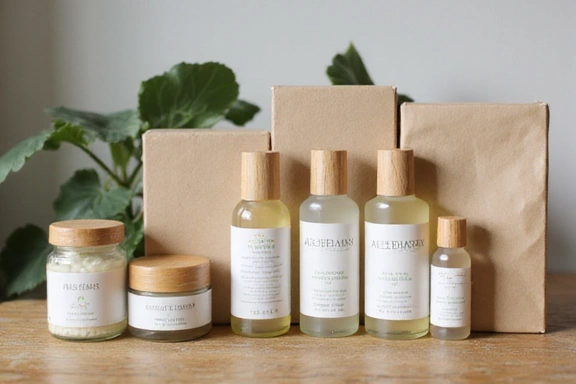Eco-friendly packaging for skincare products